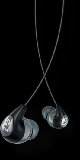 Produktbild Shure In-Ear-Kopfhörer SE112-GR-EFS Grau Schwarz (NC, Kabelgebunden)