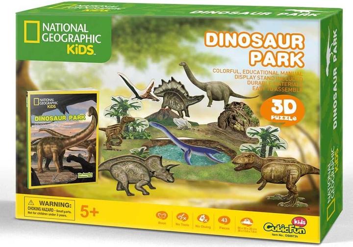 Produktbild Cubicfun Cubic Fun 3D Puzzle DS0973h National Geographic global license Dino Park 43 pcs. (43 Teile)