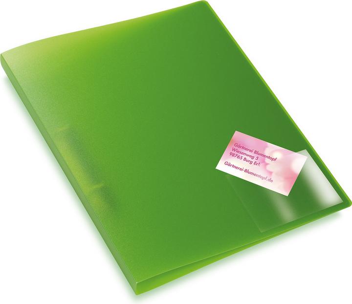 Actual product image Herma Business card pockets