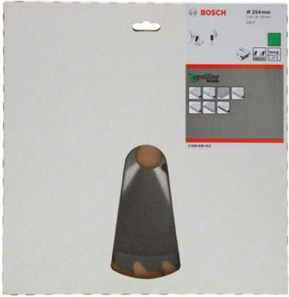 Actual product image Bosch Professional Zubehör PRO Wood circular saw blade, 254 x 2.8 x 30 mm