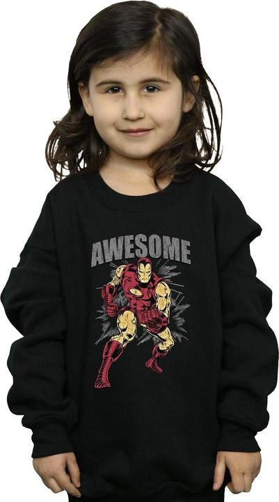 Produktbild Awesome Iron Man Sweatshirt Mädchen (140, 146)