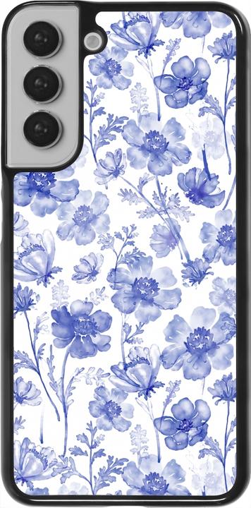 Produktbild PhoneLook Hülle Spring 23 watercolor blue flowers (Samsung Galaxy S22+)