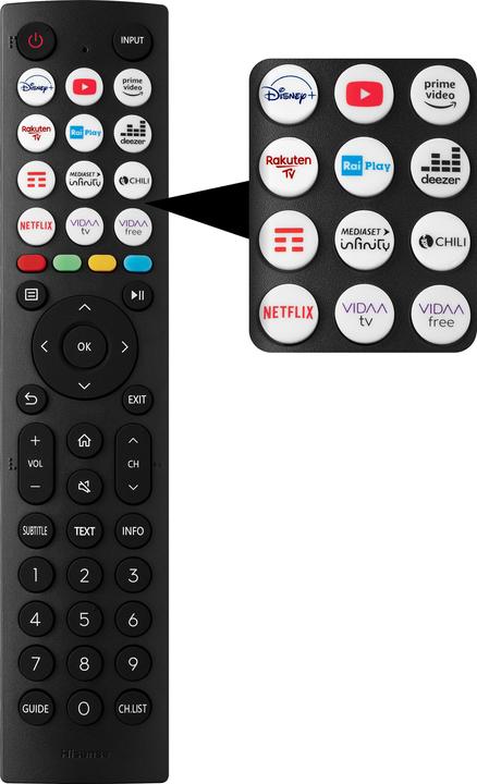Actual product image Hisense TV 40A4K (40", LED, Full HD, 2022)