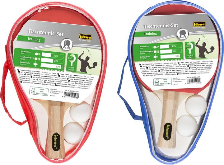 Image du produit Idena Set de ping-pong Training 5 pièces
