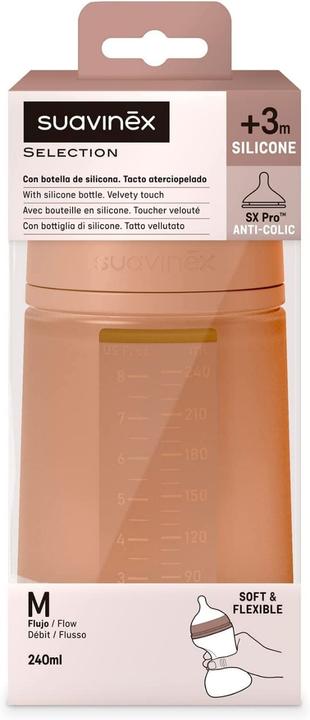 Immagine prodotto Suavinex Schoppen 250ml silicone terracotta (250 ml)