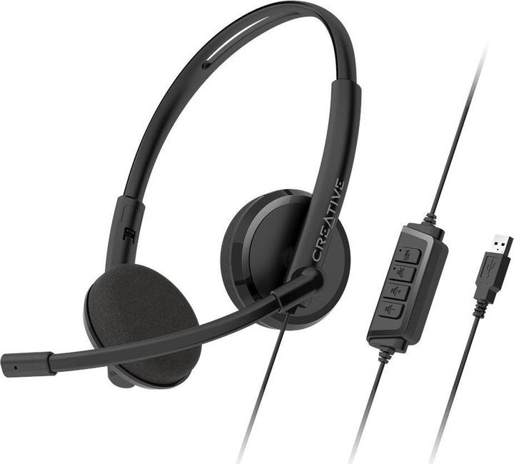 Image du produit Creative Labs SYS,HEADSET HS-220 BK WW (Filaire, USB Type-B)