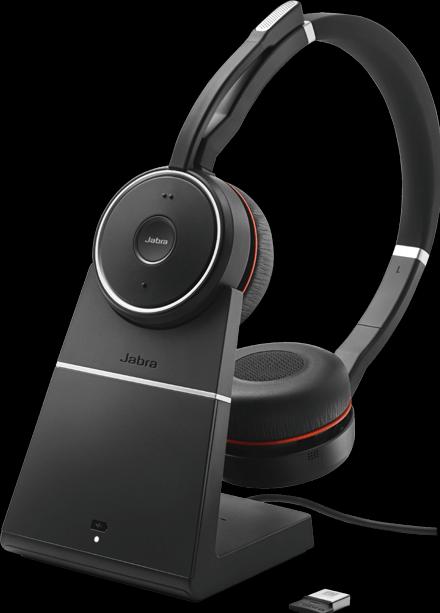 Actual product image Jabra Evolve 75 UC Duo + charging station (Wireless, USB-A)