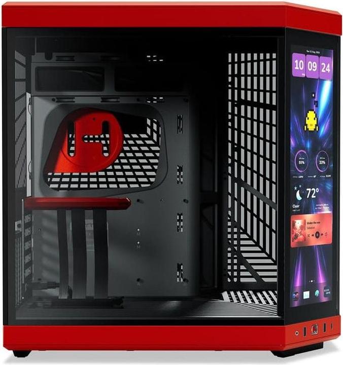 Actual product image Hyte Y70 Touch Infinite (mATX, ITX, ATX, E-ATX)