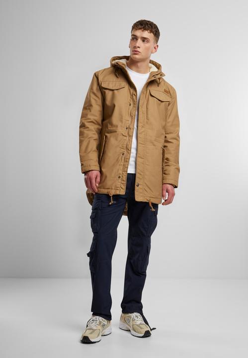 Actual product image Brandit Marsh Lake teddy parka size XXL colour camel (XXL)