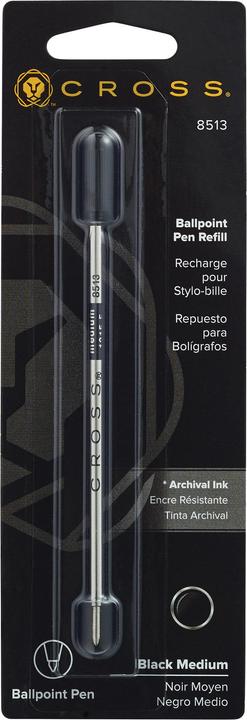 Image du produit Cross Cartouches de rechange Stylo à bille (Recharger, Noir, 0.50 mm)