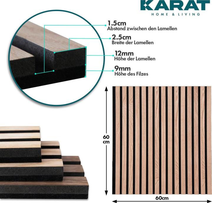 Produktbild Karat Akustikpaneele (60 x 60 cm)