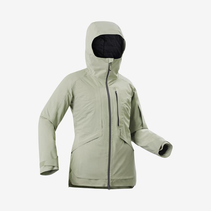 Image du produit Wedze Veste de ski femme polyvalente et chaude - FR100 vert sauge (L)
