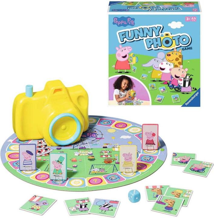 Produktbild Ravensburger Peppa Pig Funny Photo Game (Deutsch, Spanisch, Französisch, Italienisch, Isländisch, Portugiesisch, Englisch)