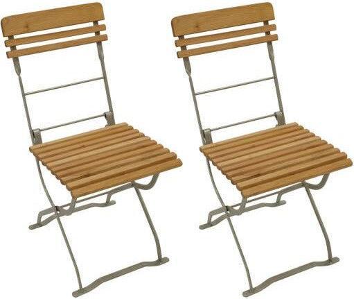Actual product image Degamo 2 pieces beer garden chair MÜNCHEN foldable