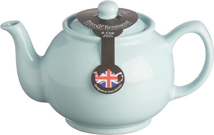Produktbild Price & Kensington Price and Kensington Fine Stoneware Traditional, Pastel Blue 6 Cup teapot, 22 x 14 x 14 cm (1.10 l)