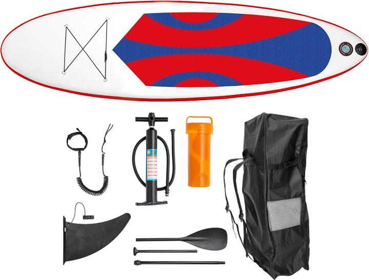 Image du produit Aqua CS CS Aqua SUP Board - Stand Up Paddleboard - 300x83x15 cm max 120 kg. Rouge/Bleu