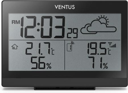 Produktbild Ventus W220 digital weather station Black Battery