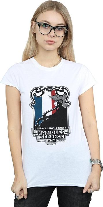 Actual product image Fantastic Beasts Womens/Ladies Magiques De La France Cotton T-Shirt (XXL)
