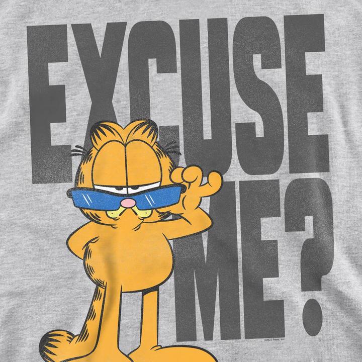 Actual product image Garfield Unisex Adult Excuse Me? Sweatshirt (M)