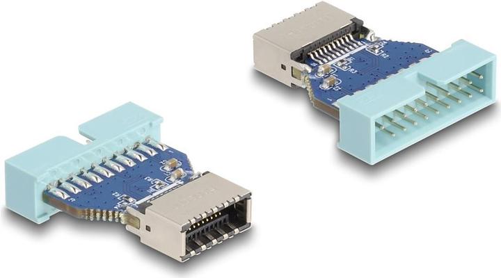 Produktbild Delock USB 5 Gbps Adapter Pfostenstecker zu intern USB Typ-E (0.03 m, USB 3.2 Gen 1)