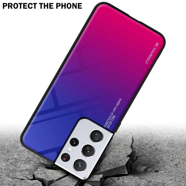 Actual product image Cadorabo TPU 2 colors glass envelope (Samsung Galaxy S22 Ultra)