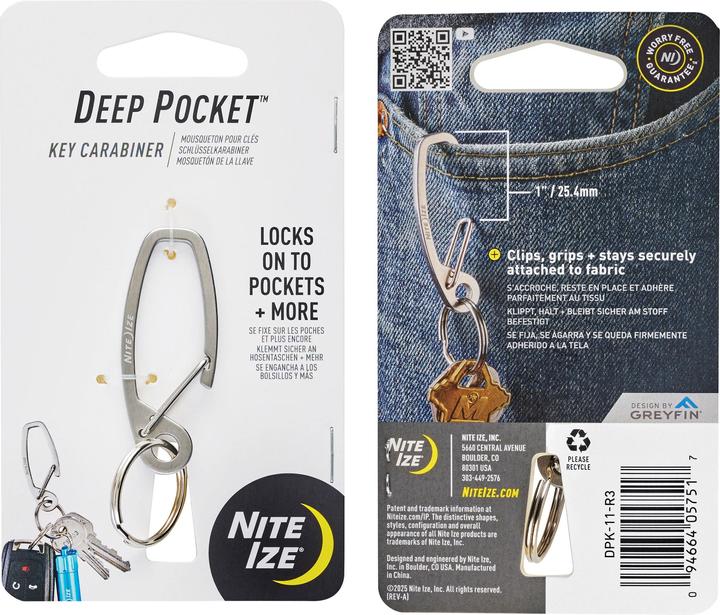 Image du produit Nite Ize Mousqueton à clé Deep Pocket