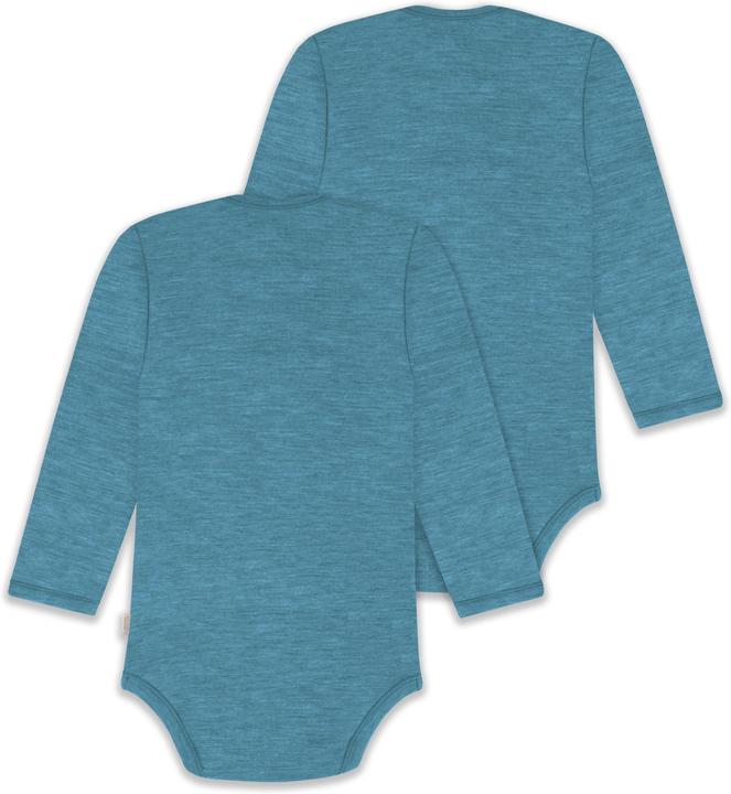 Produktbild Normani 2er Pack Baby Merino Body Langarm „Auckland" - 9377 (68)