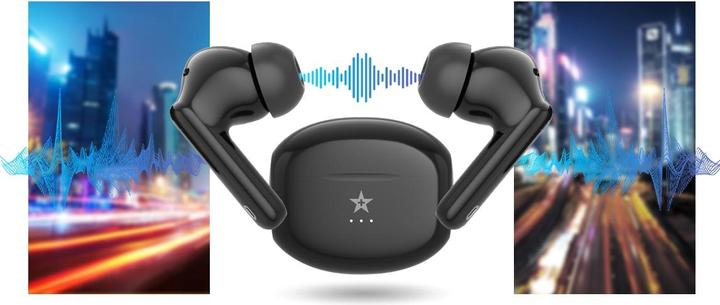 Image du produit Giewont RealSound PRO ANC ENC GWS800-1 kabellose Kopfhörer Schwarz (ANC, 3360 h, Sans fil)