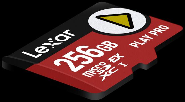 Image du produit Lexar microSD Express 7.1 PLAY Pro 256GB up to R900/W600MB/s Write (104MB/s with UHS-I) (256 Go, microSD Express, U3, UHS-I)