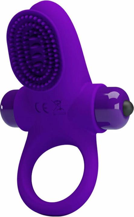 Produktbild Pretty Love Vibrieren Penisring mit PerineumStimulator (5.60 cm)