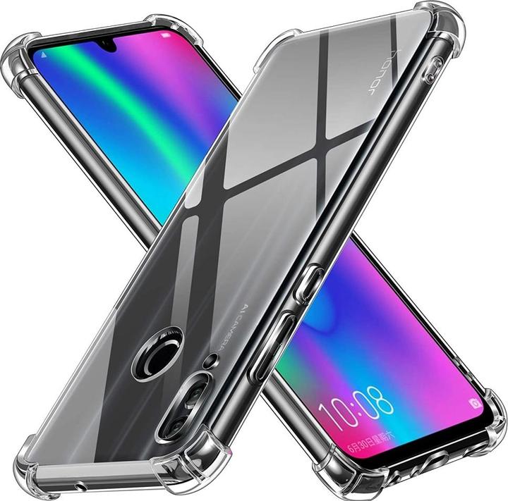 Actual product image Screenguard Huawei P Smart 2019 Cover Crystal Soft Airbag Bumper (Huawei P Smart (2019))