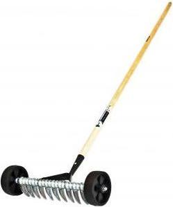 Actual product image BIG Hand scarifier with wheels