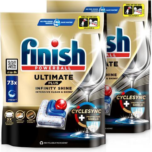 Immagine prodotto Finish Ultimate Plus Infinity Shine (Compresse, 146 x)