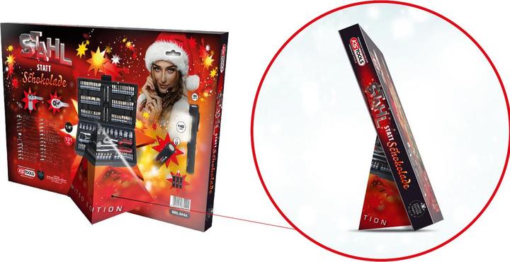 Productafbeelding KS Tools Adventskalender, inbusset 131 st - 999.4444