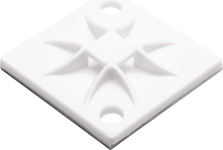 Immagine prodotto HellermannTyton Supporto fascetta cavi Q 40x40mm adesivo (Fascette in velcro, 40 mm, 50 pz.)