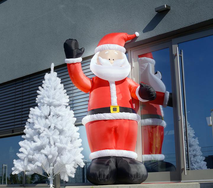 Produktbild Infactory Winkender Leucht-Weihnachtsmann, aufblasbar