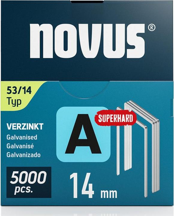 Immagine prodotto Novus Graffette a filo sottile A 53 14 mm 5000 pezzi.