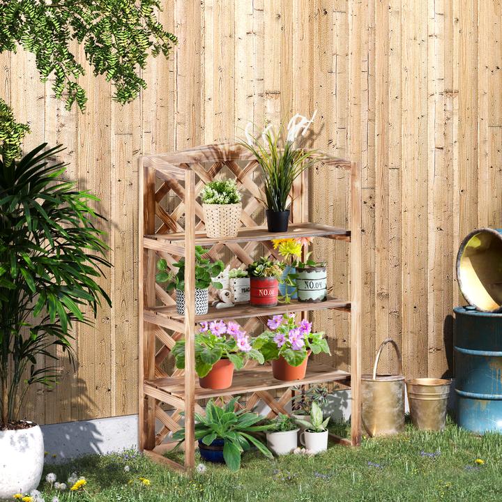 Produktbild Outsunny Pflanzentreppe mit 3 Etagen