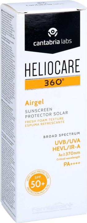 Image du produit Heliocare 360° Airgel (Crème solaire visage, SPF 50, 60 ml)