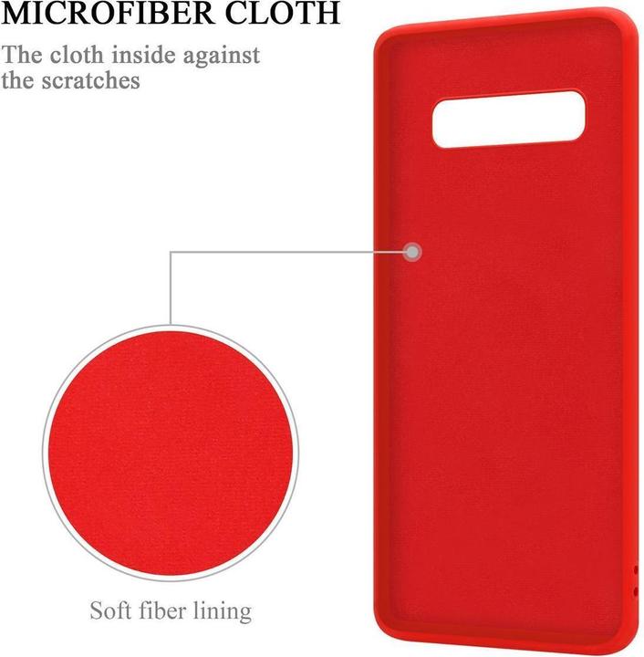 Productafbeelding Cadorabo TPU Vloeibare Ring Silicone Hoesje (Samsung Galaxy S10+)