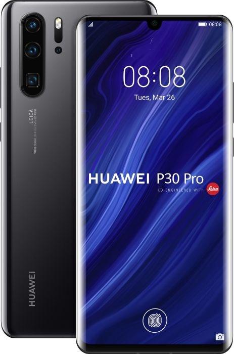 Produktbild Huawei P30 Pro (128 GB, Black, 6.47", Hybrid Dual SIM, 40 Mpx, 4G)