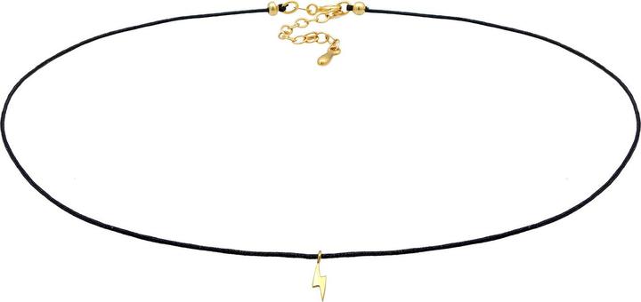 Elli Halskette Choker Blitz Nylonkette 925 Silber (925er Sterling Silber, Keine Schmucksteine, Nylon, 36 cm)
