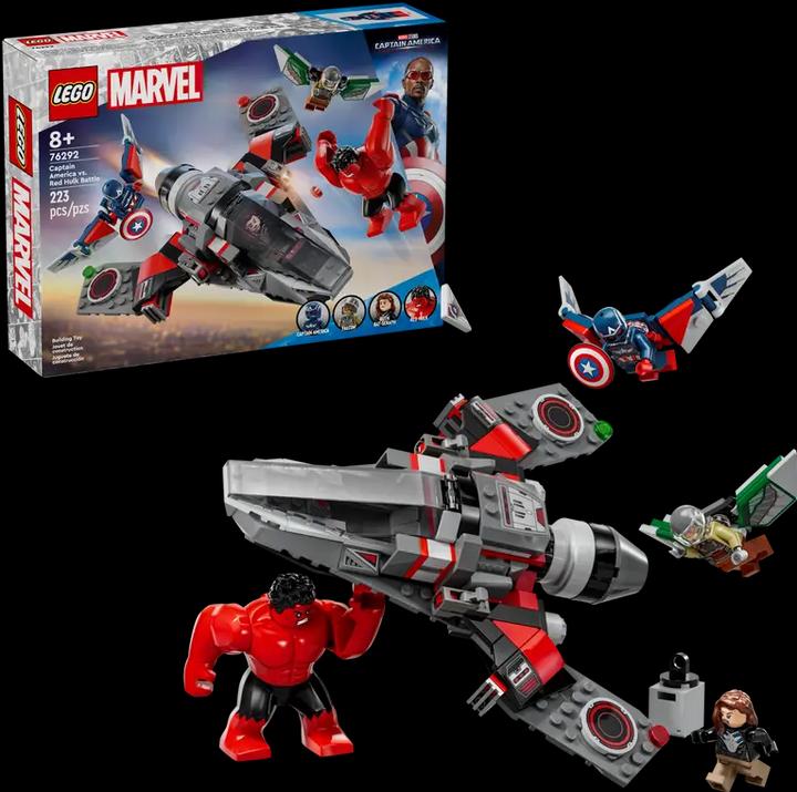 Image du produit LEGO Showdown zwischen Captain America und Red Hulk (76292, LEGO Marvel)