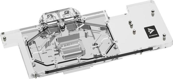 Actual product image Barrow LRC2.0 full coverage GPU Water Block for ASUS TUF 3070 Aurora RGB - Acrylic