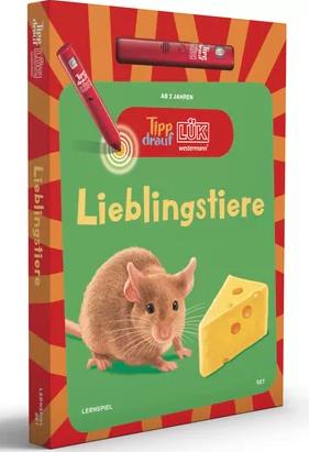 Produktbild Tipp-drauf Bilderbuch Lieblingstiere + Stift (Deutsch)