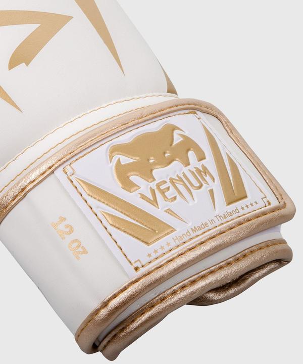 Immagine prodotto Venum Elite Boxhandschuhe Weiss/ Gold (8 OZ)