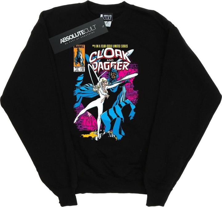 Actual product image Mens Cloak And Dagger Comic Cover Sweatshirt (XXL)
