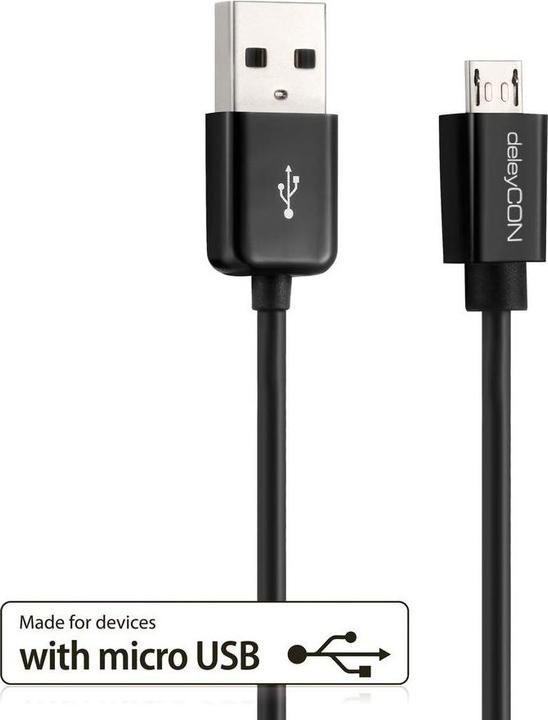 Actual product image deleyCON USB 2.0 cable (2 m, USB 2.0)