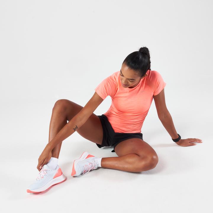 Actual product image Kiprun Women's running shoes - KS500 2 grey/coral (37)