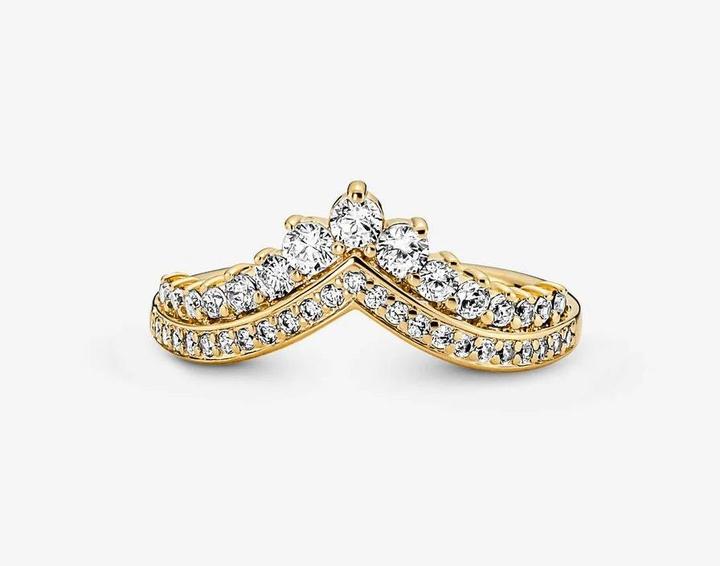 Produktbild Pandora 14k Gold Timeless Wishbone Diadem Ring (52)